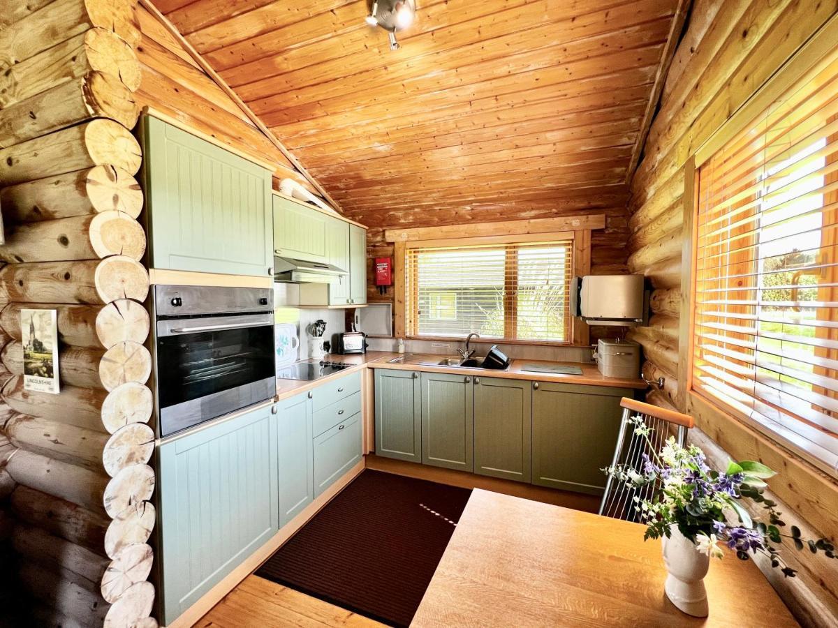 Villa Lindley Log Cabin Lincoln Exterior foto